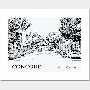 Concord North Carolina Posters and Art